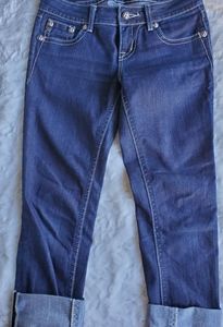Miss Me Jean cuffed Capris Size 27